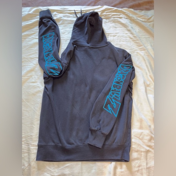 Grey and Blue Sweatshirt with Cartoon Design - Picture 9 of 10